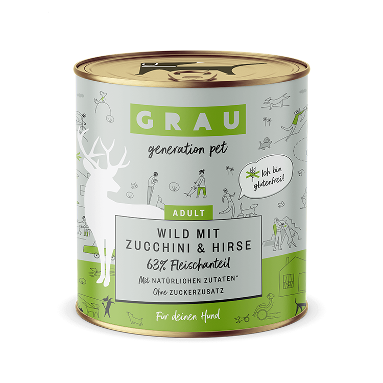 Wild mit Zucchini & Hirse